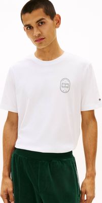 T-shirt męski klasyczny Tommy Hilfiger ze sklepu: Gomez Fashion Store w kategorii: T-shirty męskie - zdjęcie 874714-BD9-10338_TH262M000065D96
