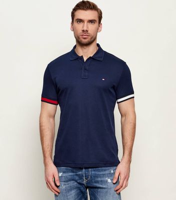 T-shirt męski klasyczny Tommy Hilfiger ze sklepu: Gomez Fashion Store w kategorii: T-shirty męskie - zdjęcie 874714-BD9-10338_TH262M000085F32