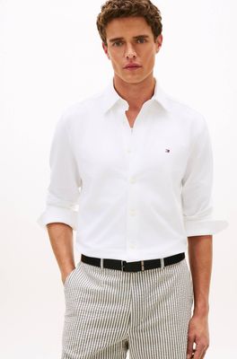 Koszula męska na wiosnę na lato Tommy Hilfiger ze sklepu: Gomez Fashion Store w kategorii: Koszule męskie - zdjęcie 874714-BD9-10338_TH262M000094D96