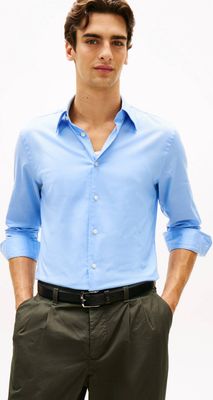 Koszula męska na wiosnę elegancka Tommy Hilfiger ze sklepu: Gomez Fashion Store w kategorii: Koszule męskie - zdjęcie 874714-BD9-10338_TH262M000095ZC8