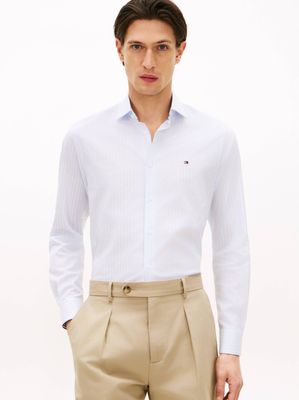 Koszula męska na lato na wiosnę Tommy Hilfiger ze sklepu: Gomez Fashion Store w kategorii: Koszule męskie - zdjęcie 874714-BD9-10338_TH262M000092K30