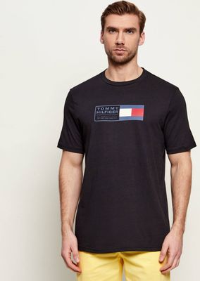 Tommy Hilfiger - T-shirt męski wiosenny ze sklepu: Gomez Fashion Store w kategorii: T-shirty męskie - zdjęcie 874714-BD9-10338_TH262M000119D12