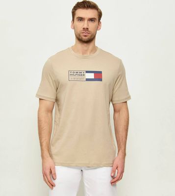 T-shirt męski na lato Tommy Hilfiger ze sklepu: Gomez Fashion Store w kategorii: T-shirty męskie - zdjęcie 874714-BD9-10338_TH262M000119762