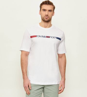 Tommy Hilfiger - T-shirt męski ze sklepu: Gomez Fashion Store w kategorii: T-shirty męskie - zdjęcie 874714-BD9-10338_TH262M000120D96