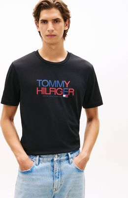T-shirt męski na wiosnę Tommy Hilfiger ze sklepu: Gomez Fashion Store w kategorii: T-shirty męskie - zdjęcie 874714-BD9-10338_TH262M000121D12