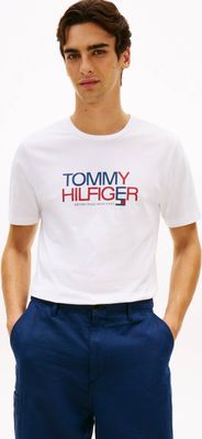 T-shirt męski Tommy Hilfiger ze sklepu: Gomez Fashion Store w kategorii: T-shirty męskie - zdjęcie 874714-BD9-10338_TH262M000121D96