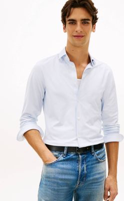Koszula męska Tommy Hilfiger ze sklepu: Gomez Fashion Store w kategorii: Koszule męskie - zdjęcie 874714-BD9-10338_TH262M000159ZC8