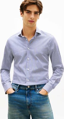 Koszula męska na wiosnę casualowa Tommy Hilfiger ze sklepu: Gomez Fashion Store w kategorii: Koszule męskie - zdjęcie 874714-BD9-10338_TH262M000164K51
