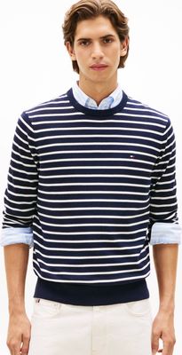 Sweter męski na wiosnę Tommy Hilfiger ze sklepu: Gomez Fashion Store w kategorii: Swetry męskie - zdjęcie 874714-BD9-10338_TH262M000059E26