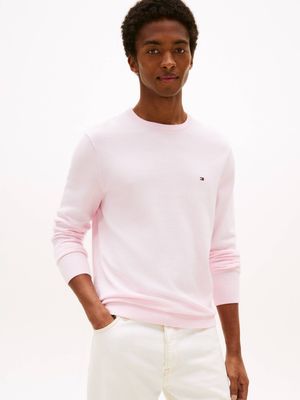 Sweter męski casualowy Tommy Hilfiger ze sklepu: Gomez Fashion Store w kategorii: Swetry męskie - zdjęcie 874714-BD9-10338_TH262M000059Z67