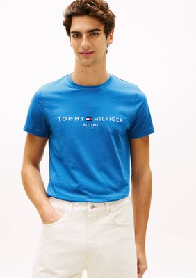 T-shirt męski w stylu młodzieżowym Tommy Hilfiger ze sklepu: Gomez Fashion Store w kategorii: T-shirty męskie - zdjęcie 874714-BD9-10338_TH262M000117ZB8