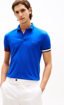 Tommy Hilfiger - T-shirt męski na lato klasyczny ze sklepu: Gomez Fashion Store w kategorii: T-shirty męskie - zdjęcie 874714-BD9-10338_TH262M000085L57