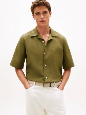 Koszula męska na wiosnę Tommy Hilfiger ze sklepu: Gomez Fashion Store w kategorii: Koszule męskie - zdjęcie 874714-BD9-10338_TH262M000231866