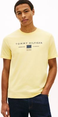 T-shirt męski klasyczny Tommy Hilfiger ze sklepu: Gomez Fashion Store w kategorii: T-shirty męskie - zdjęcie 874714-BD9-10338_TH262M000066Z36