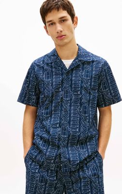 Koszula męska wiosenna Tommy Jeans ze sklepu: Gomez Fashion Store w kategorii: Koszule męskie - zdjęcie 874714-BD9-10338_TM262M000061072