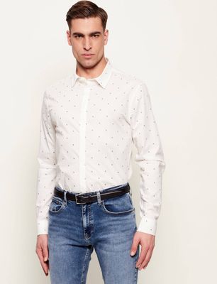 Koszula męska na wiosnę Armani Exchange ze sklepu: Gomez Fashion Store w kategorii: Koszule męskie - zdjęcie 874714-BD9-10338_AX262M000122K14
