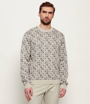 Armani Exchange - Sweter męski ze sklepu: Gomez Fashion Store w kategorii: Swetry męskie - zdjęcie 874714-BD9-10338_AX262M000137K17