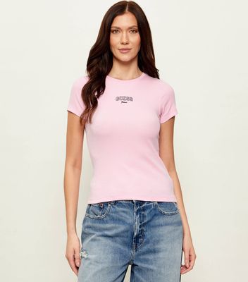 Bluzka damska młodzieżowa Guess Jeans ze sklepu: Gomez Fashion Store w kategorii: Bluzki damskie - zdjęcie 874714-BD9-10338_GE261W000012W39