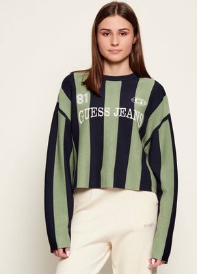 Sweter damski młodzieżowy Guess Jeans ze sklepu: Gomez Fashion Store w kategorii: Swetry damskie - zdjęcie 874714-BD9-10338_GE261W000020W47