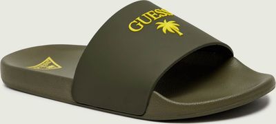 Klapki męskie na lato Guess Underwear ze sklepu: Gomez Fashion Store w kategorii: Klapki męskie - zdjęcie 874714-BD9-10338_GB262M000005G21