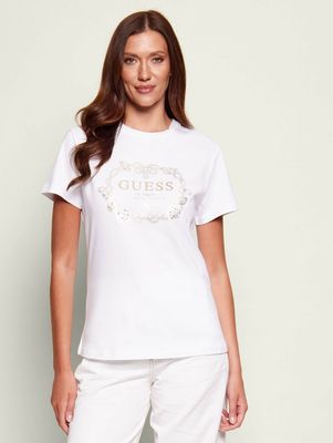 Bluzka damska wiosenna Guess ze sklepu: Gomez Fashion Store w kategorii: Bluzki damskie - zdjęcie 874714-BD9-10338_GW262W000067G41