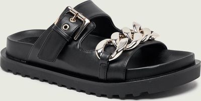 Guess - Klapki damskie na lato ze sklepu: Gomez Fashion Store w kategorii: Klapki damskie - zdjęcie 874714-BD9-10338_GU262W000209990