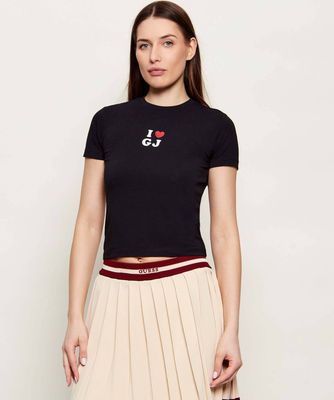 Bluzka damska letnia Guess Jeans ze sklepu: Gomez Fashion Store w kategorii: Bluzki damskie - zdjęcie 874714-BD9-10338_GE262W000019058