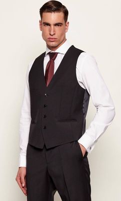 BOSS BLACK - Kamizelka męska ze sklepu: Gomez Fashion Store w kategorii: Kamizelki męskie - zdjęcie 874714-BD9-10338_BB255M000365001