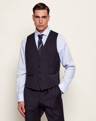 BOSS BLACK - Kamizelka męska ze sklepu: Gomez Fashion Store w kategorii: Kamizelki męskie - zdjęcie 874714-BD9-10338_BB255M000365404