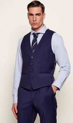 BOSS BLACK - Kamizelka męska ze sklepu: Gomez Fashion Store w kategorii: Kamizelki męskie - zdjęcie 874714-BD9-10338_BB255M000365463