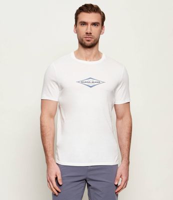 T-shirt męski młodzieżowy Guess Jeans ze sklepu: Gomez Fashion Store w kategorii: T-shirty męskie - zdjęcie 874714-BD9-10338_GE262M000010R35