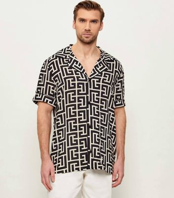 Koszula męska casualowa BALMAIN ze sklepu: Gomez Fashion Store w kategorii: Koszule męskie - zdjęcie 874714-BD9-10338_BA261M000005032