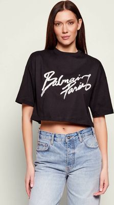 Bluzka damska zimowa BALMAIN ze sklepu: Gomez Fashion Store w kategorii: Bluzki damskie - zdjęcie 874714-BD9-10338_BA261W000003015