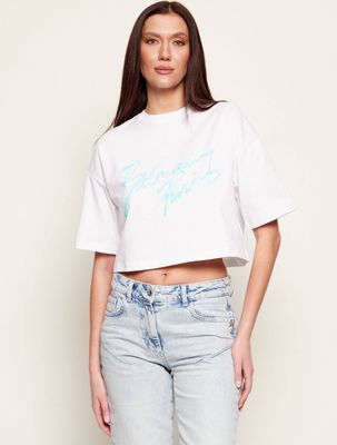 Bluzka damska klasyczna w stylu młodzieżowym BALMAIN ze sklepu: Gomez Fashion Store w kategorii: Bluzki damskie - zdjęcie 874714-BD9-10338_BA261W000003134