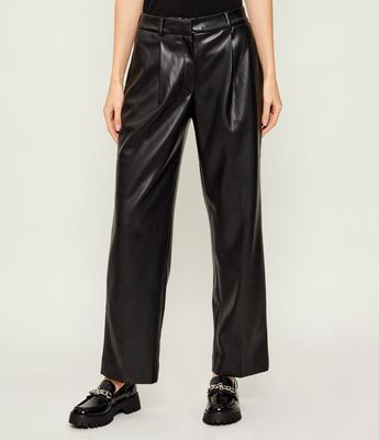 Spodnie damskie klasyczne Calvin Klein ze sklepu: Gomez Fashion Store w kategorii: Spodnie damskie - zdjęcie 874714-BD9-10338_CK255W000178544