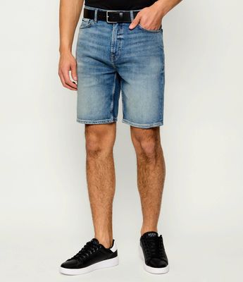 Guess - Spodenki męskie klasyczny ze sklepu: Gomez Fashion Store w kategorii: Spodenki męskie - zdjęcie 874714-BD9-10338_GJ262M000013ZK5