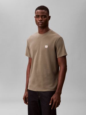 Calvin Klein Jeans - T-shirt męski na wiosnę ze sklepu: Gomez Fashion Store w kategorii: T-shirty męskie - zdjęcie 874714-BD9-10338_CJ262M000042316