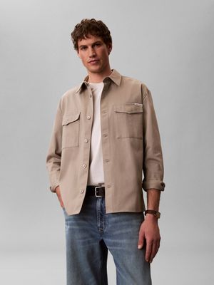 Koszula męska casualowa Calvin Klein Jeans ze sklepu: Gomez Fashion Store w kategorii: Koszule męskie - zdjęcie 874714-BD9-10338_CJ262M000069W75