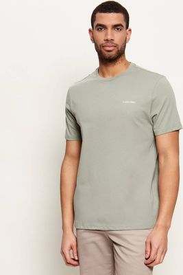 T-shirt męski casualowy Calvin Klein ze sklepu: Gomez Fashion Store w kategorii: T-shirty męskie - zdjęcie 874714-BD9-10338_CK262M000006603