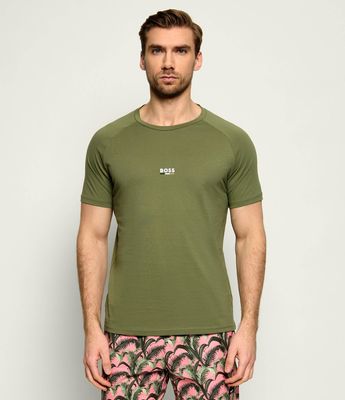 T-shirt męski casual BOSS BLACK ze sklepu: Gomez Fashion Store w kategorii: T-shirty męskie - zdjęcie 874714-BD9-10338_BW262M000068351