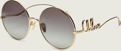 Chloe - Okulary przeciwsłoneczne damskie ze sklepu: Gomez Fashion Store w kategorii: Okulary przeciwsłoneczne damskie - zdjęcie 874714-BD9-10338_CH255W000003001