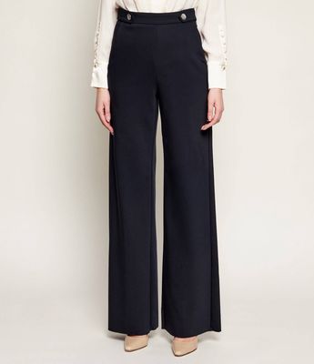 Spodnie damskie eleganckie Marella ze sklepu: Gomez Fashion Store w kategorii: Spodnie damskie - zdjęcie 874714-BD9-10338_MA261W000008003
