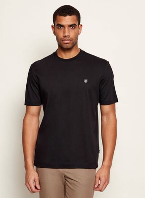 T-shirt męski na wiosnę casual BOSS BLACK ze sklepu: Gomez Fashion Store w kategorii: T-shirty męskie - zdjęcie 874714-BD9-10338_BB262M000216001