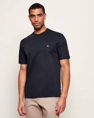 T-shirt męski casualowy BOSS BLACK ze sklepu: Gomez Fashion Store w kategorii: T-shirty męskie - zdjęcie 874714-BD9-10338_BB262M000216404