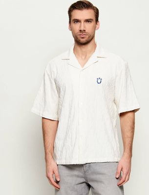 Koszula męska na lato Hugo Blue ze sklepu: Gomez Fashion Store w kategorii: Koszule męskie - zdjęcie 874714-BD9-10338_BJ262M000009121