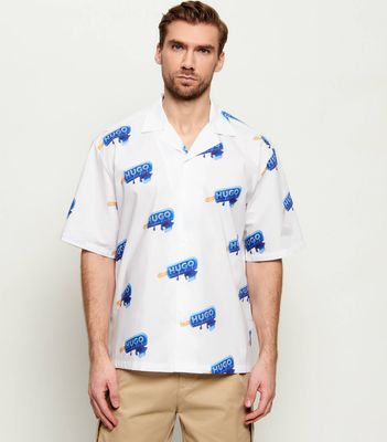 Koszula męska młodzieżowa Hugo Blue ze sklepu: Gomez Fashion Store w kategorii: Koszule męskie - zdjęcie 874714-BD9-10338_BJ262M000010100