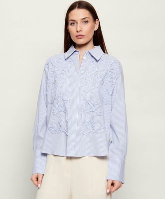 Koszula damska casualowa na lato Marc Cain ze sklepu: Gomez Fashion Store w kategorii: Koszule damskie - zdjęcie 874714-BD9-10338_CR262W000002319