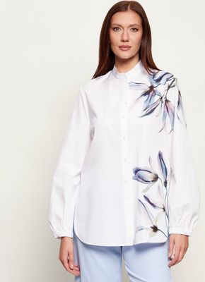 Marc Cain - Koszula damska elegancka ze sklepu: Gomez Fashion Store w kategorii: Koszule damskie - zdjęcie 874714-BD9-10338_CR262W000004100