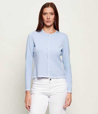 Sweter damski casual na wiosnę Marc Cain ze sklepu: Gomez Fashion Store w kategorii: Swetry damskie - zdjęcie 874714-BD9-10338_CR262W000005319