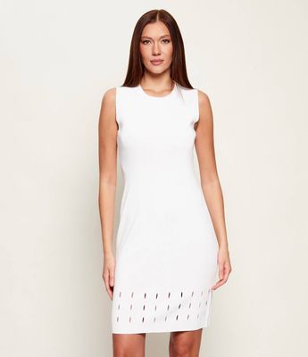 Marc Cain - Sukienka na wiosnę ze sklepu: Gomez Fashion Store w kategorii: Sukienki - zdjęcie 874714-BD9-10338_CR262W000009100